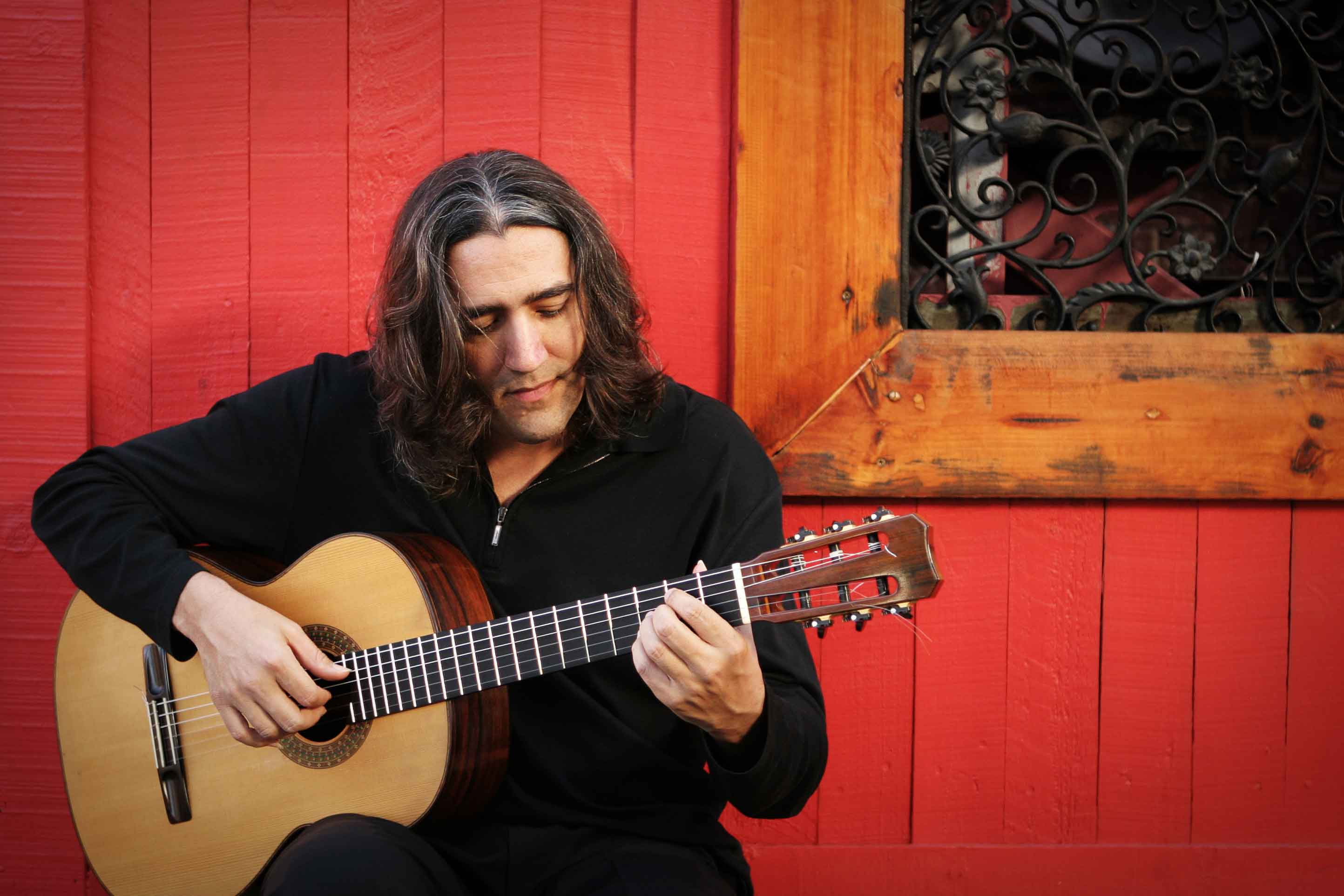 Anthony Garcia playing classical guitar